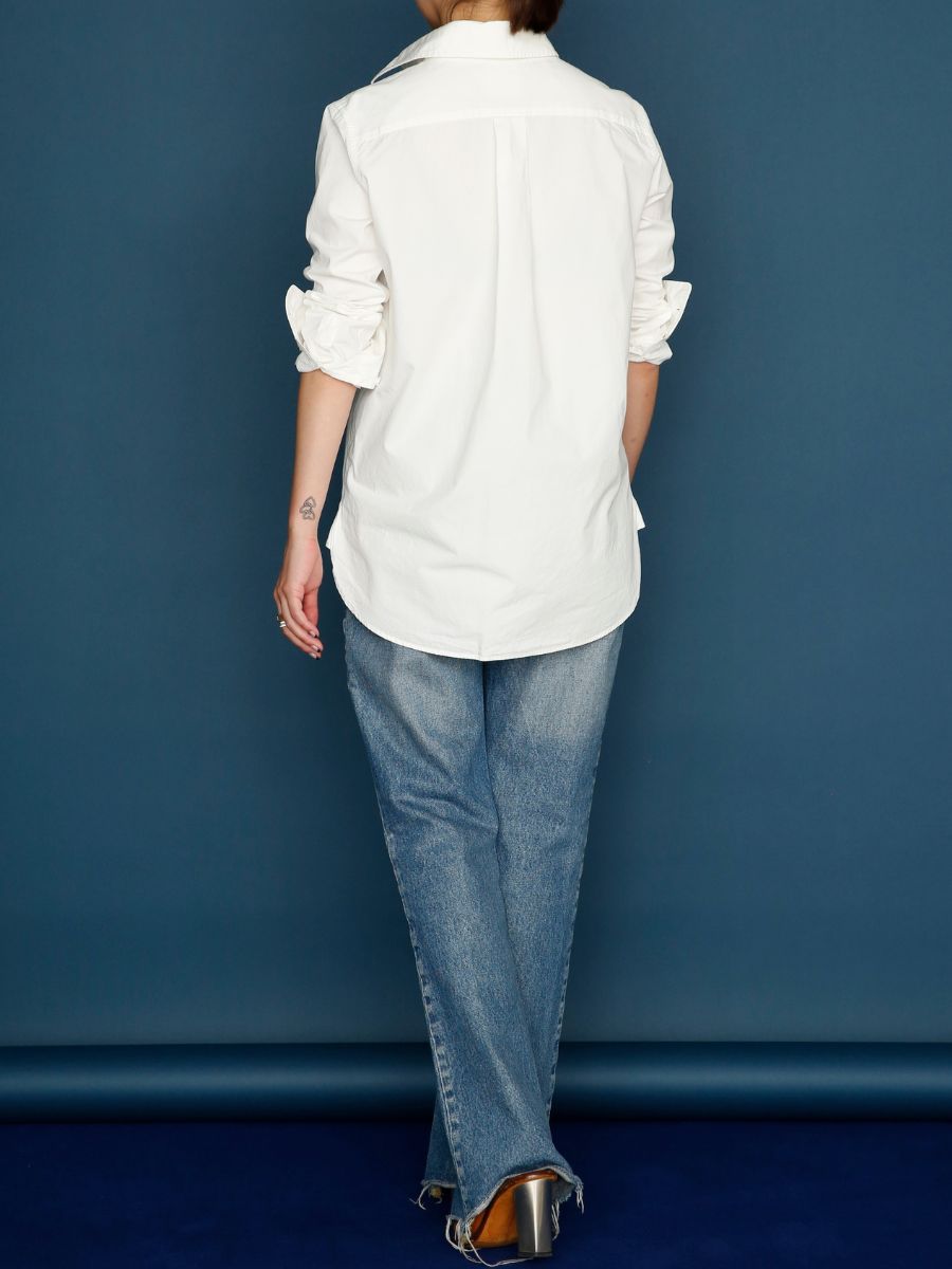 MADISON BLUE マディソンブルー マダムシャツ ブラウス 洗える 刺繍 MADAME SHIRT WASHED OUT | WOMEN,SHIRT/BLOUSE | MADISONBLUE