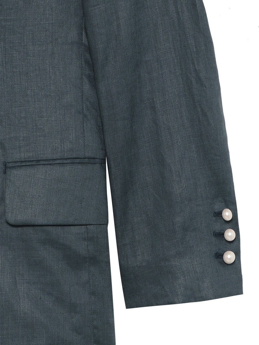 UNLINED BLEECKER W6B BLAZER LINEN MNS