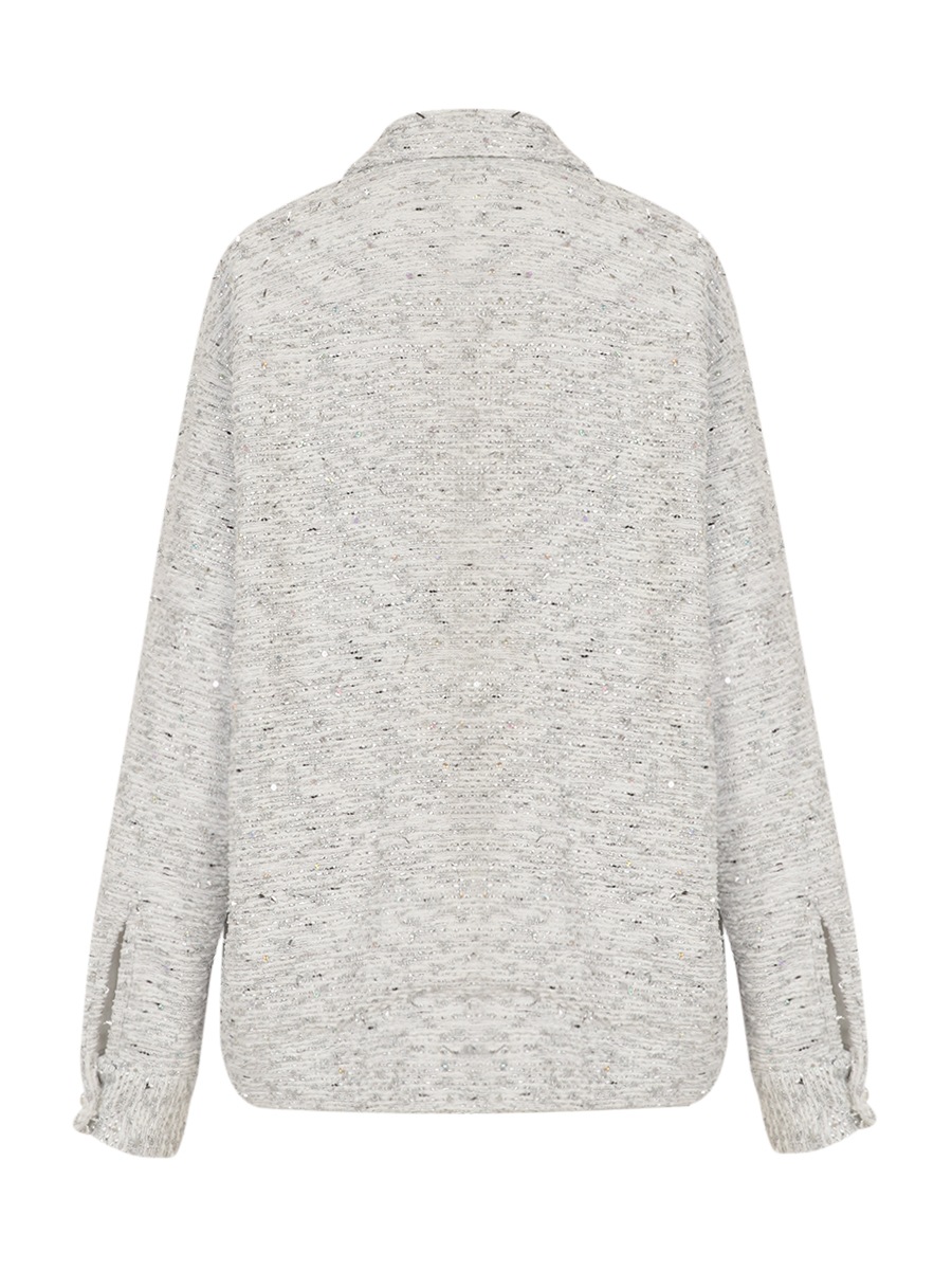 FLAP POCKET SH TWEED