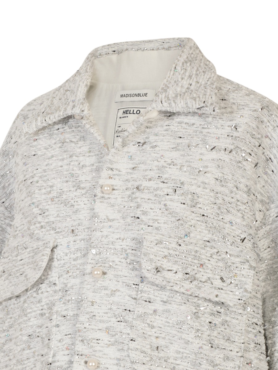 FLAP POCKET SH TWEED