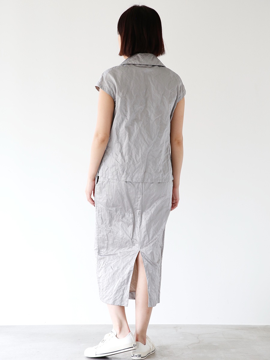 ＜SOLD OUT＞CAP SLEEVE BLOUSE METAL