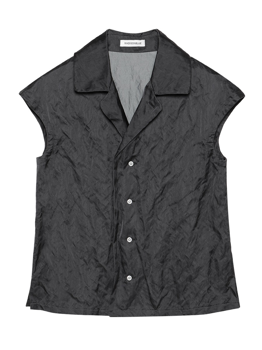 ＜SOLD OUT＞CAP SLEEVE BLOUSE METAL