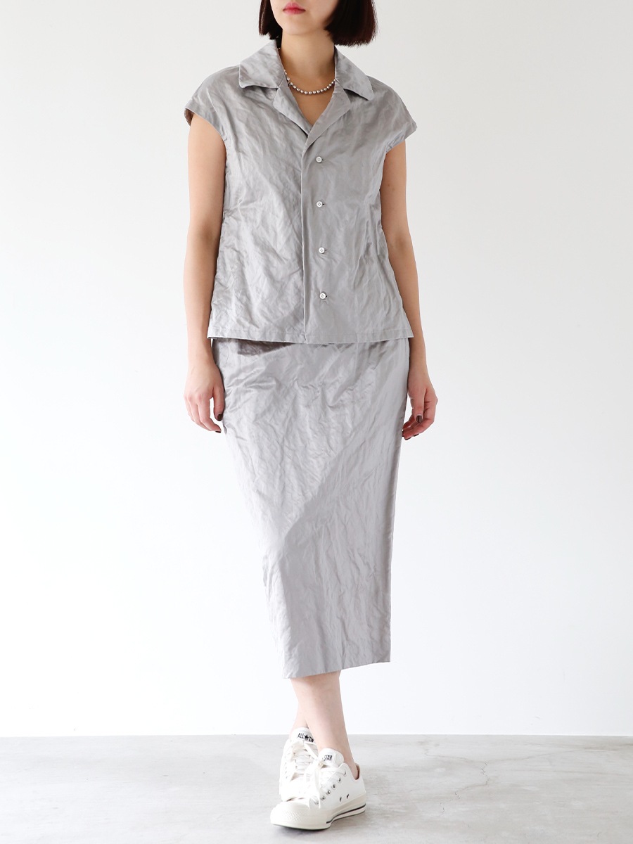 ＜SOLD OUT＞CAP SLEEVE BLOUSE METAL