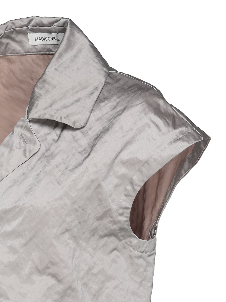 ＜SOLD OUT＞CAP SLEEVE BLOUSE METAL