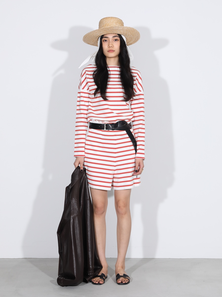 BOAT NECK TEE BORDER | ALL | MADISONBLUE