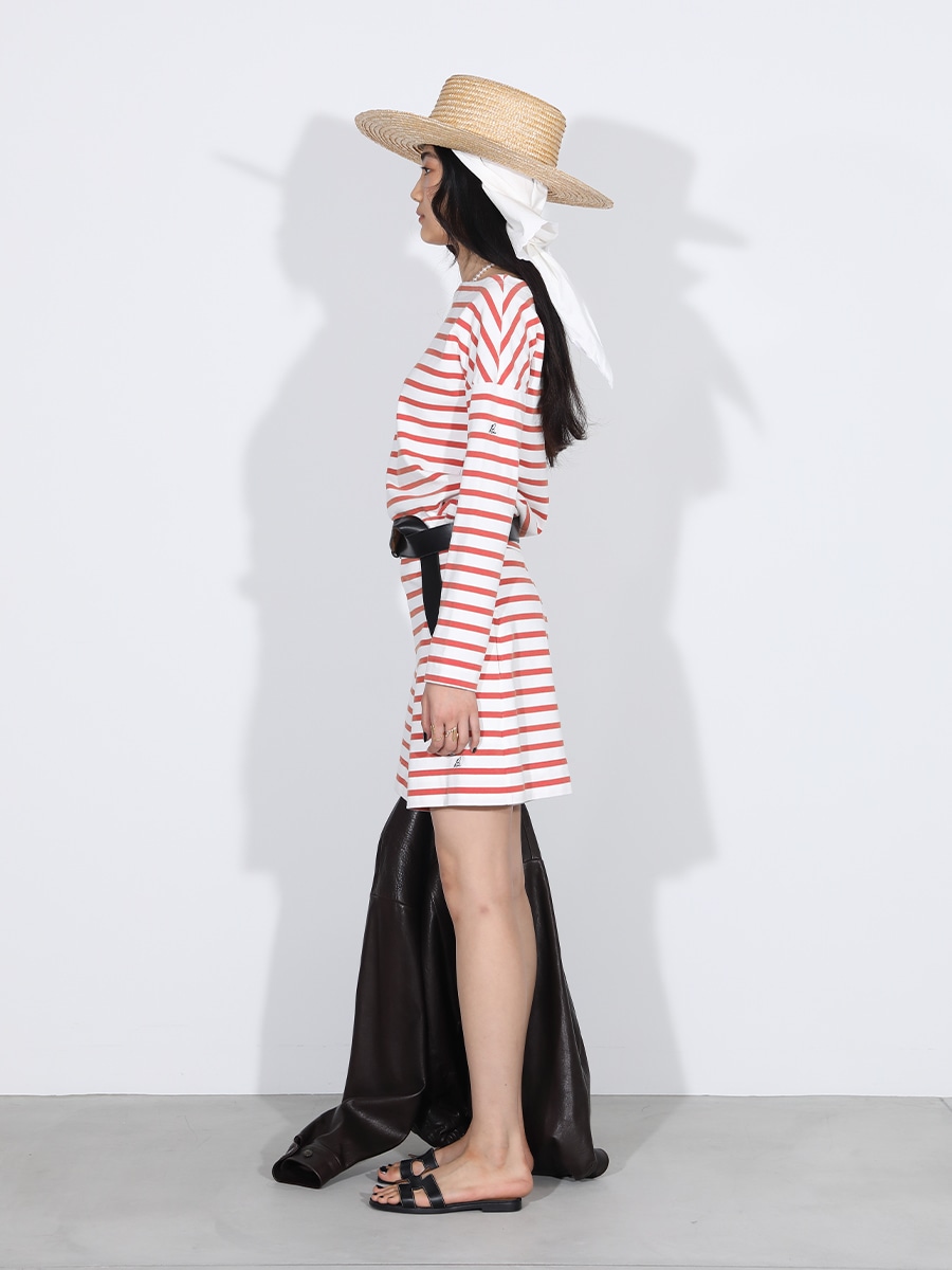 BOAT NECK TEE BORDER | ALL | MADISONBLUE