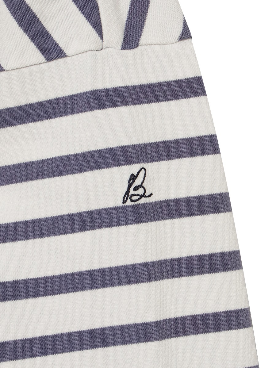 BOAT NECK TEE BORDER