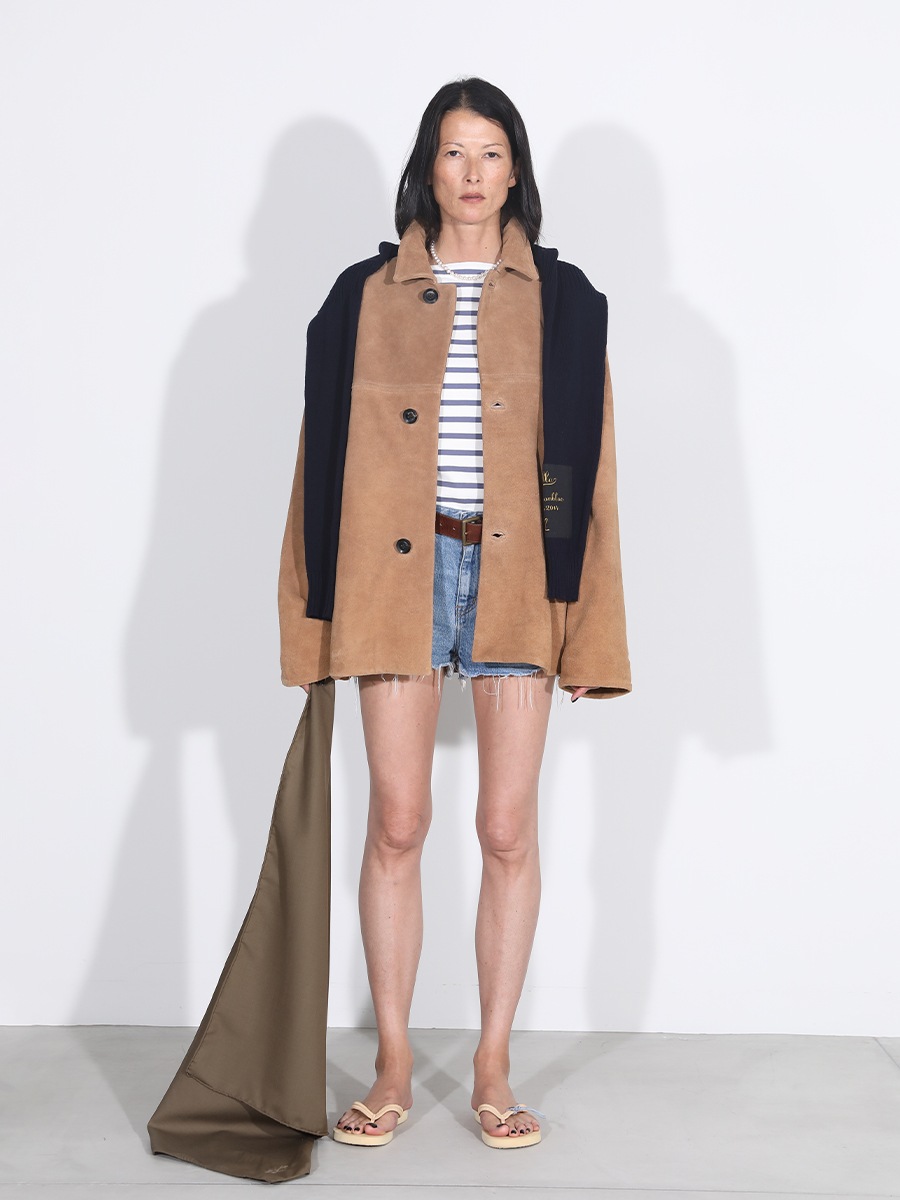 BOAT NECK TEE BORDER