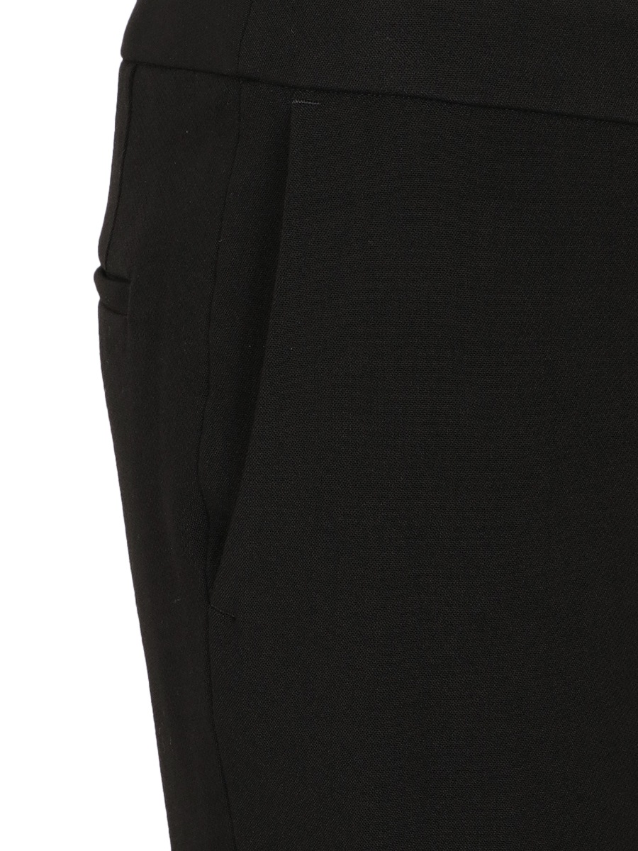 CROPPED FLARE PANTS DOUBLE CLOTH