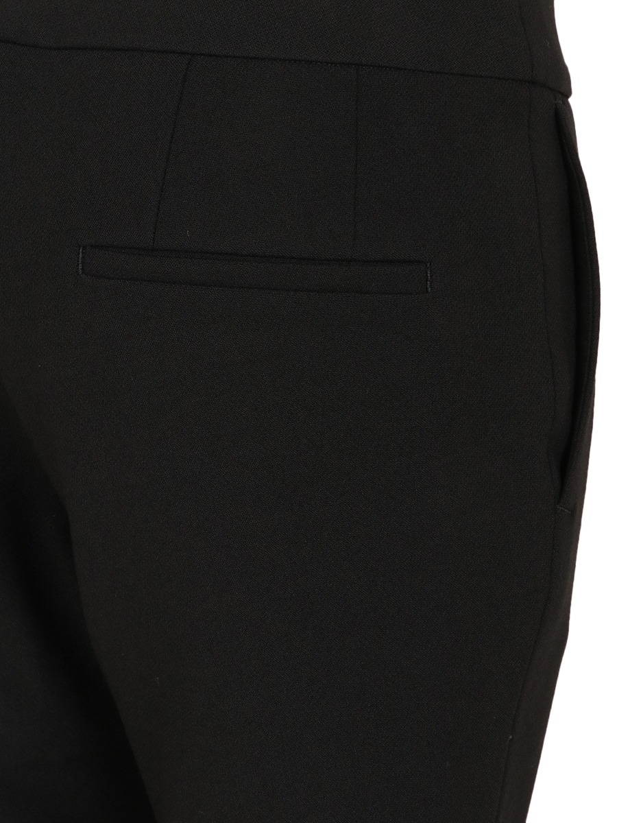 CROPPED FLARE PANTS DOUBLE CLOTH
