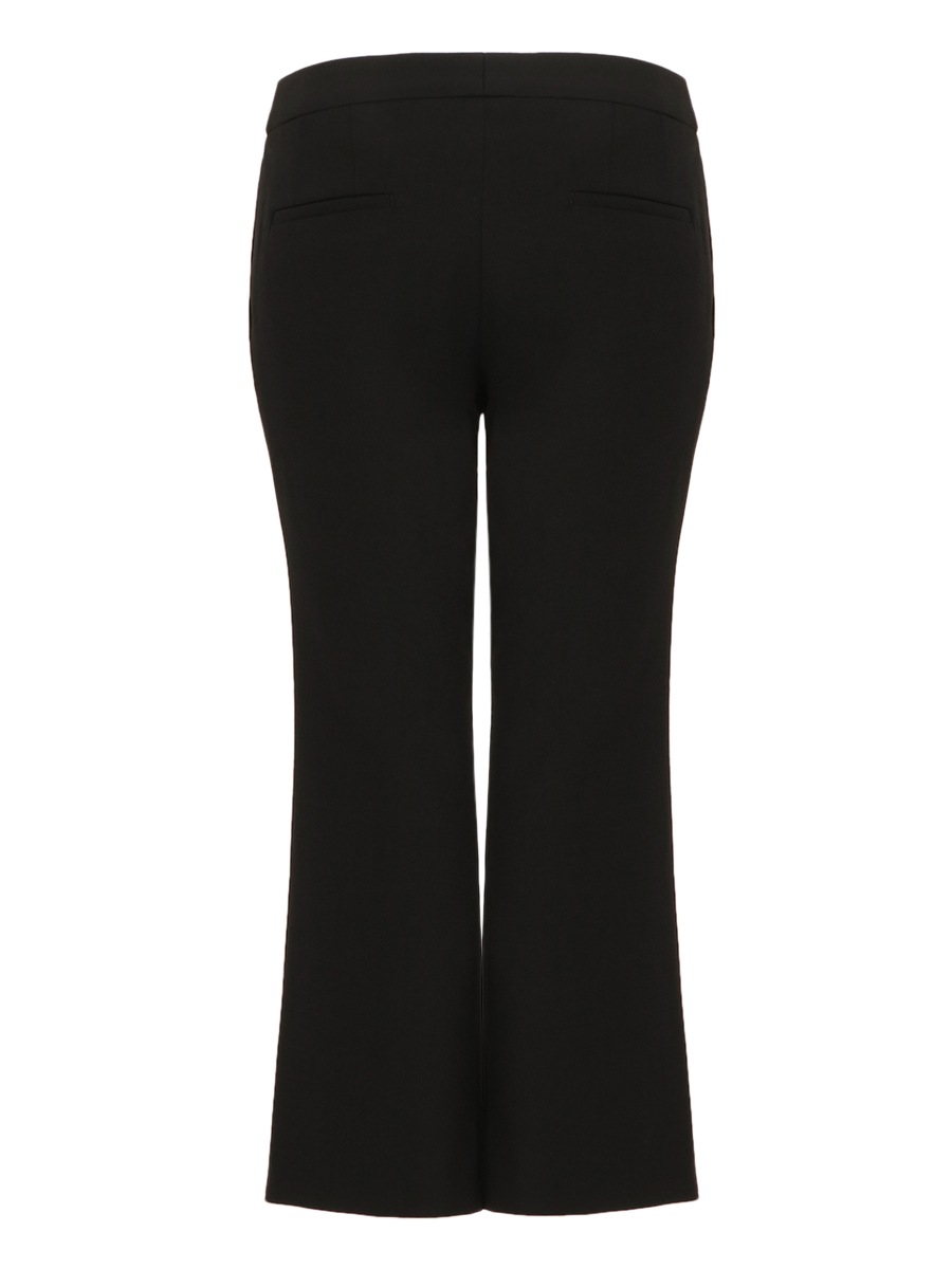 CROPPED FLARE PANTS DOUBLE CLOTH