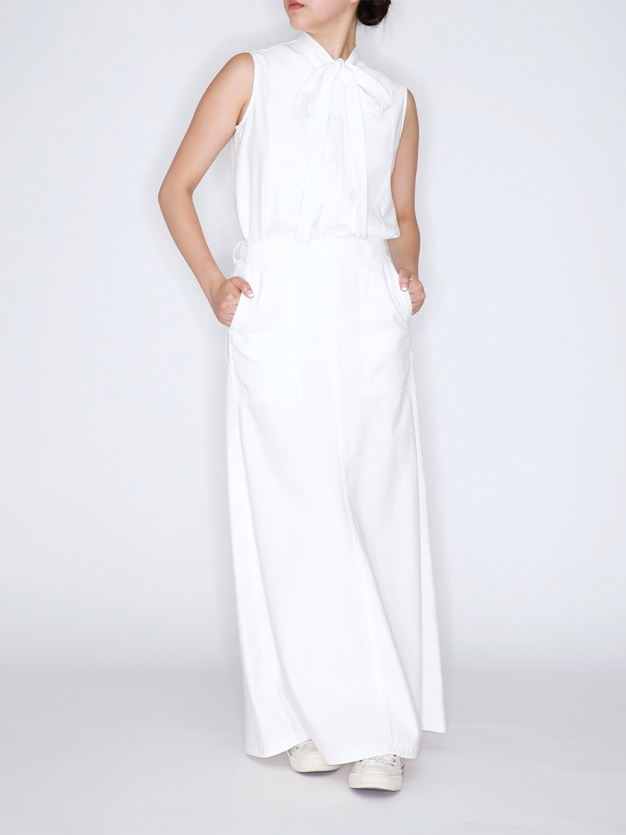 SLEEVELESS BOW TIE BLOUSE L.oz BS | SHIRT/BLOUSE | MADISONBLUE