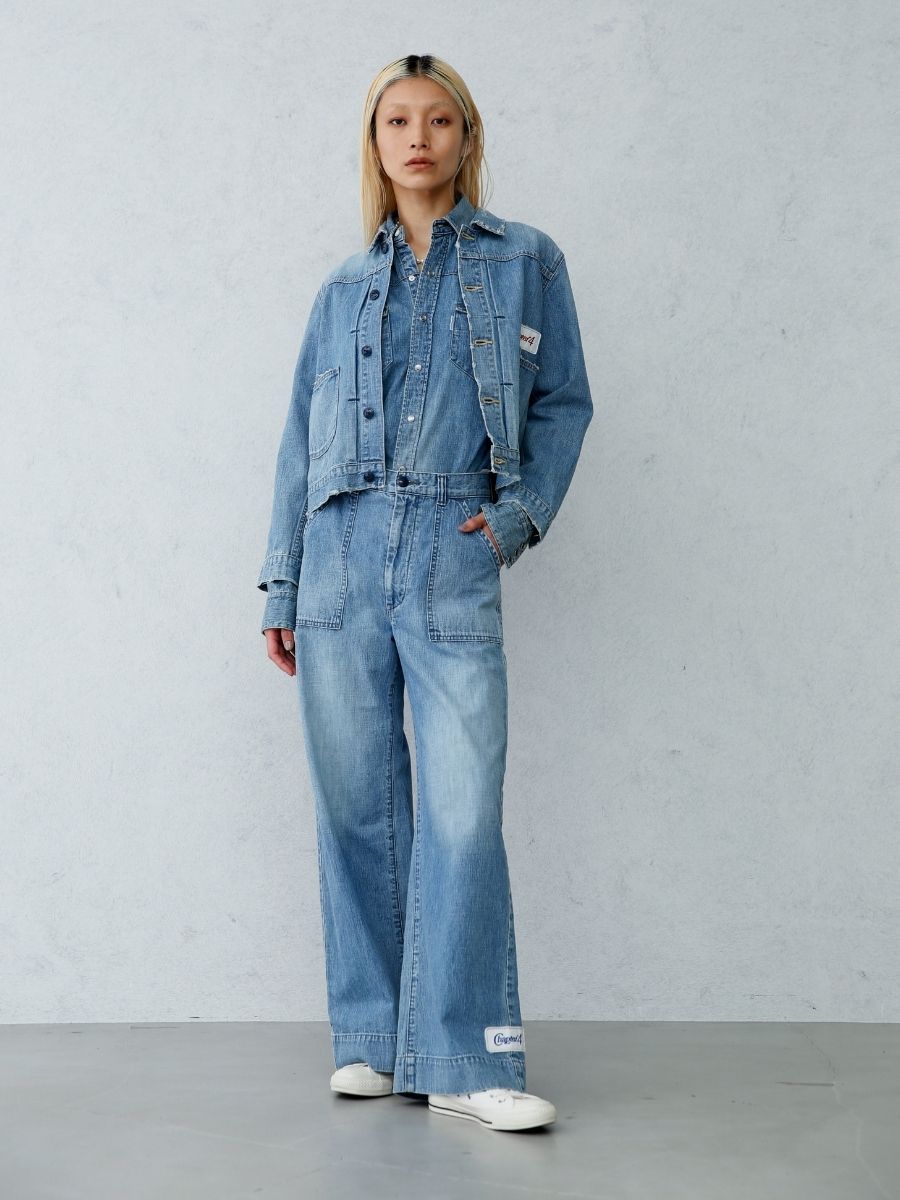 MADISONBLUE デニム長袖シャツ MADISONBLUE - 美品MADISONBLUE マディソンブルー マダムシャツ