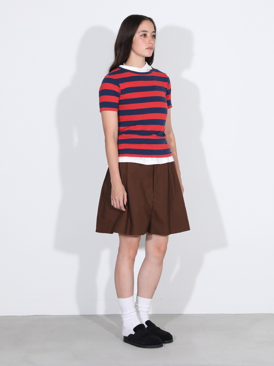 CREWNECK TEE COTTON BORDER