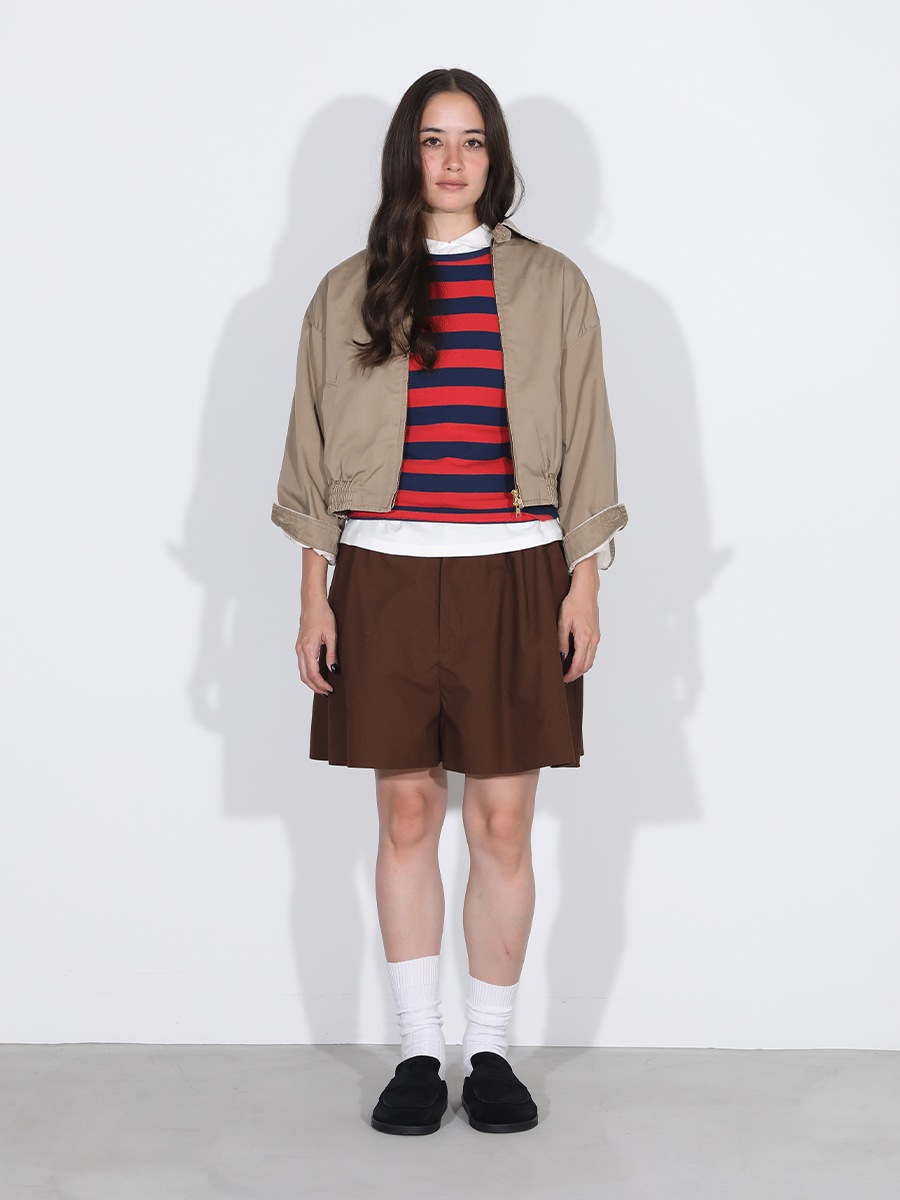 CREWNECK TEE COTTON BORDER