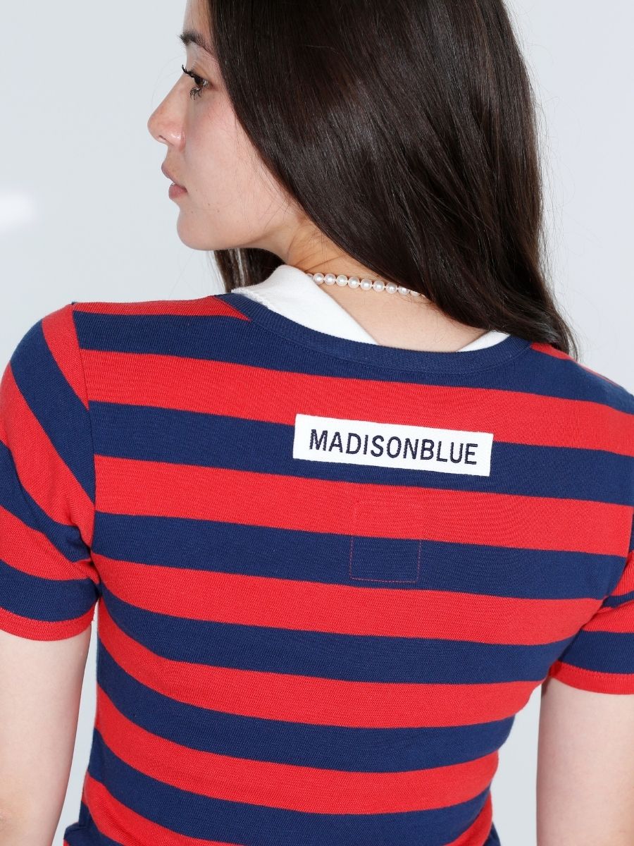 CREWNECK TEE COTTON BORDER