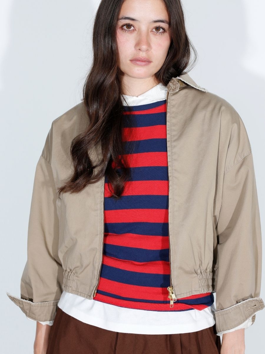 CREWNECK TEE COTTON BORDER