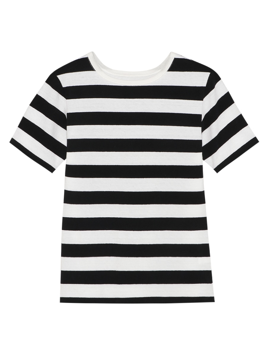 CREWNECK TEE COTTON BORDER