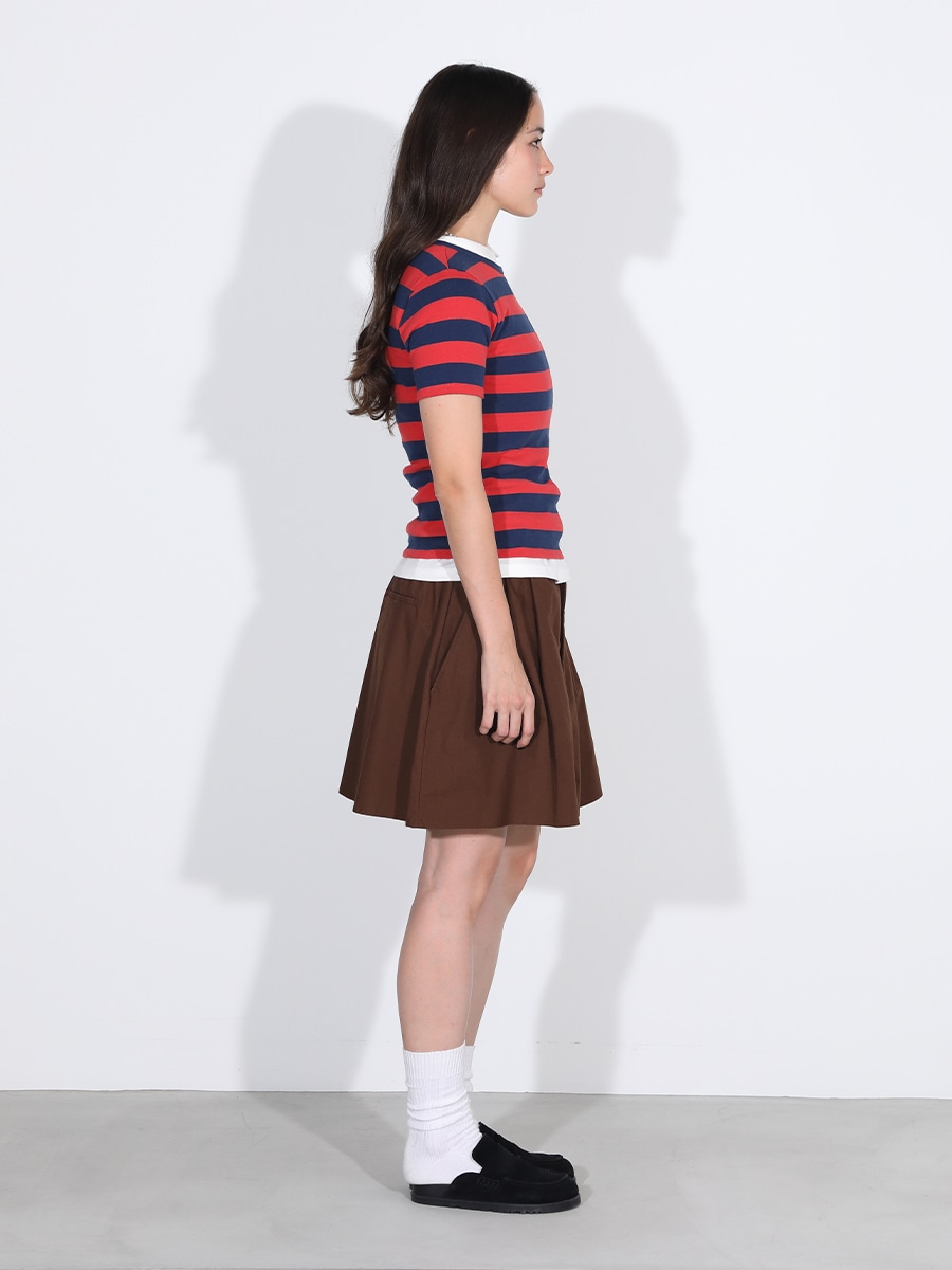 CREWNECK TEE COTTON BORDER