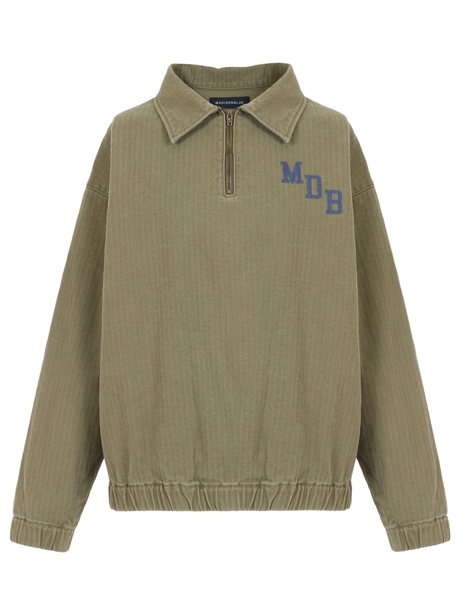 ZIPUP PO HERRINGBONE