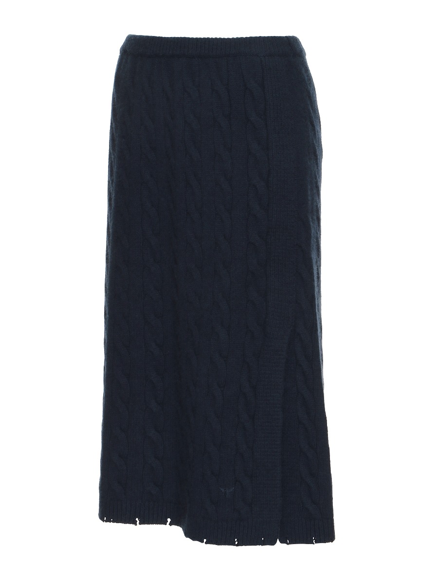 CRASHED CABLE KNIT SK | KNIT | MADISONBLUE