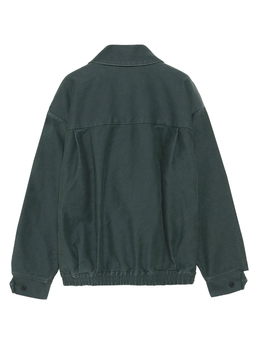 Mewl ミュール リンクルJQバルーンブルゾン　ブラック ビアズリー BEARDSLEY 《10/16(木)12:00予約開始》ナカワタバルーン