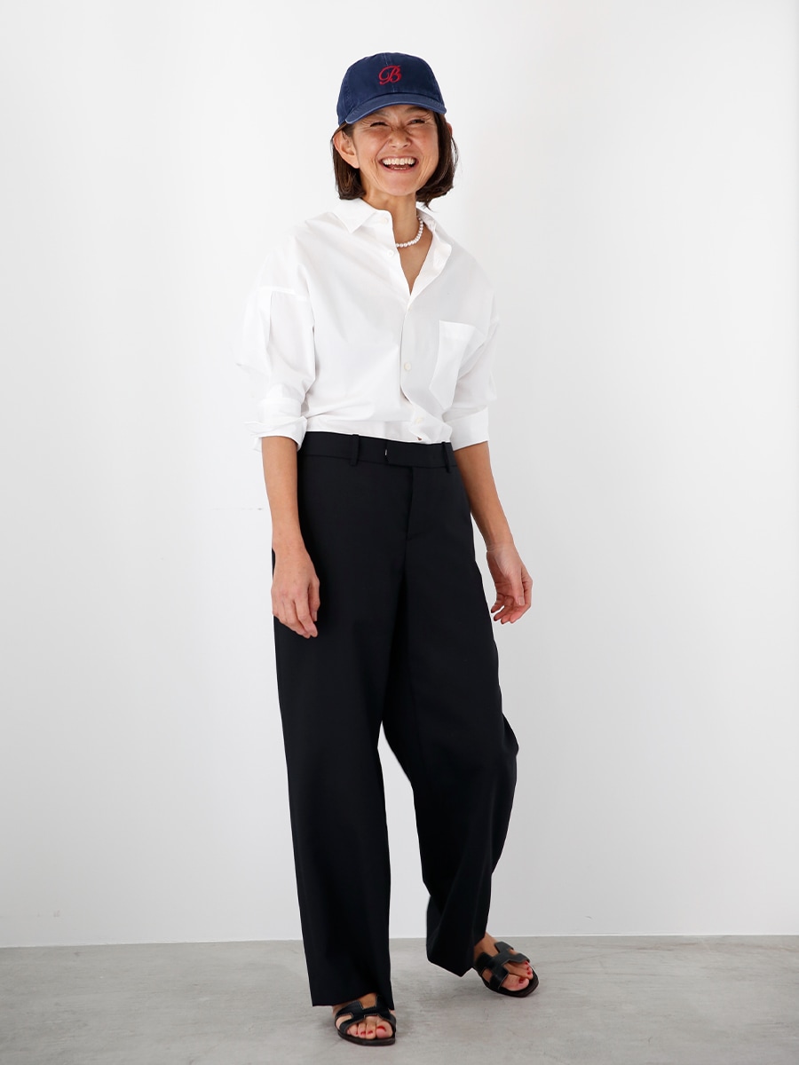 MADISONBLUE マディソンブルー　ハイウエスト　ワイドパンツ　サイズ01 PLEATED WIDE LEG PANTS W/O | ALL | MADISONBLUE