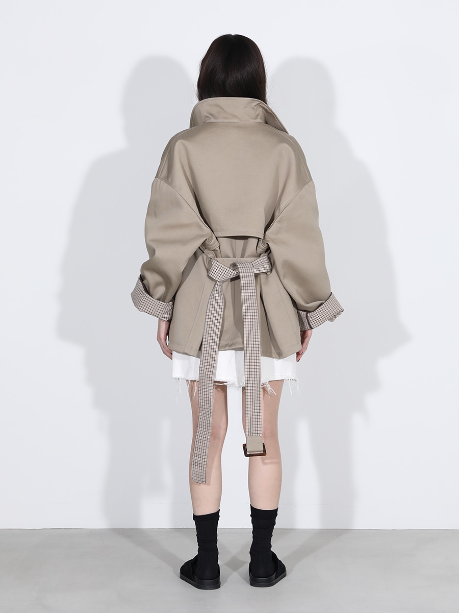 SINGLE TRENCH COAT
