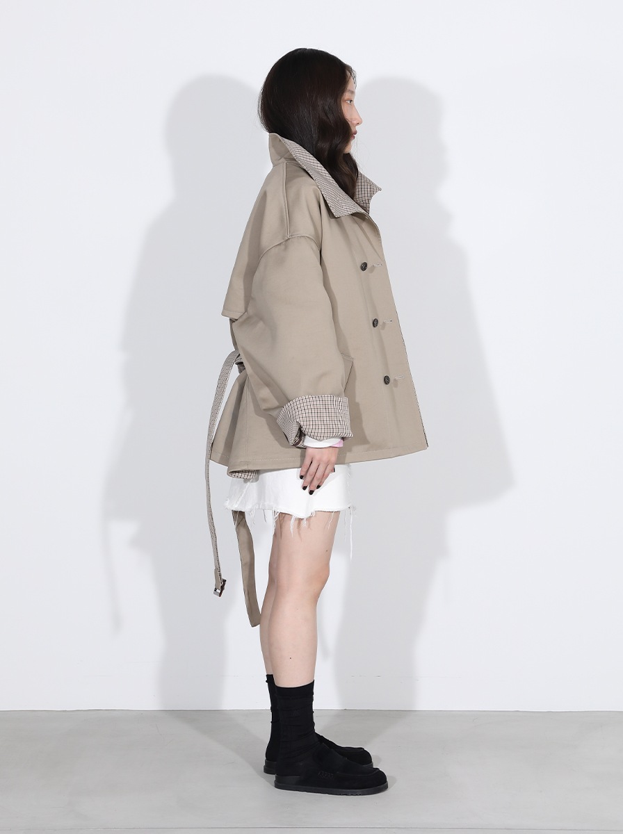 SINGLE TRENCH COAT