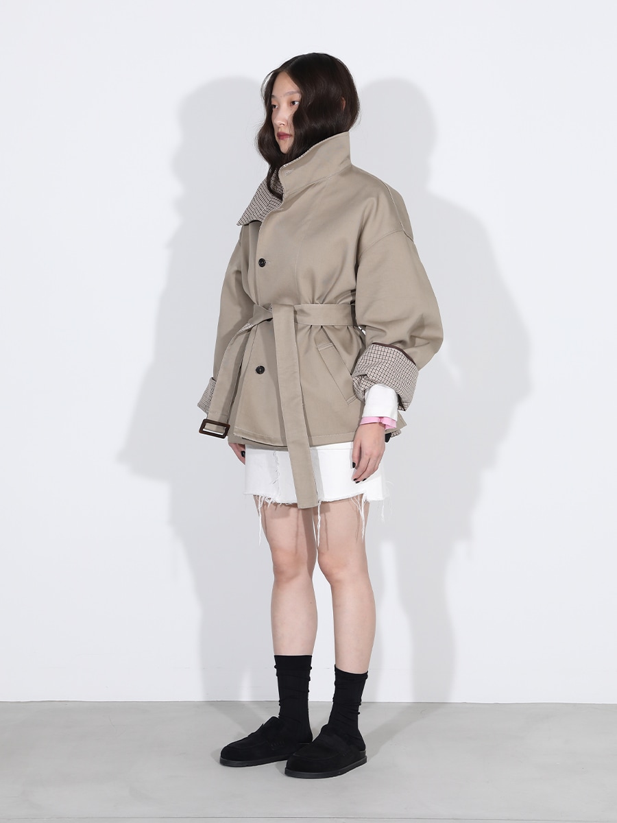 SINGLE TRENCH COAT