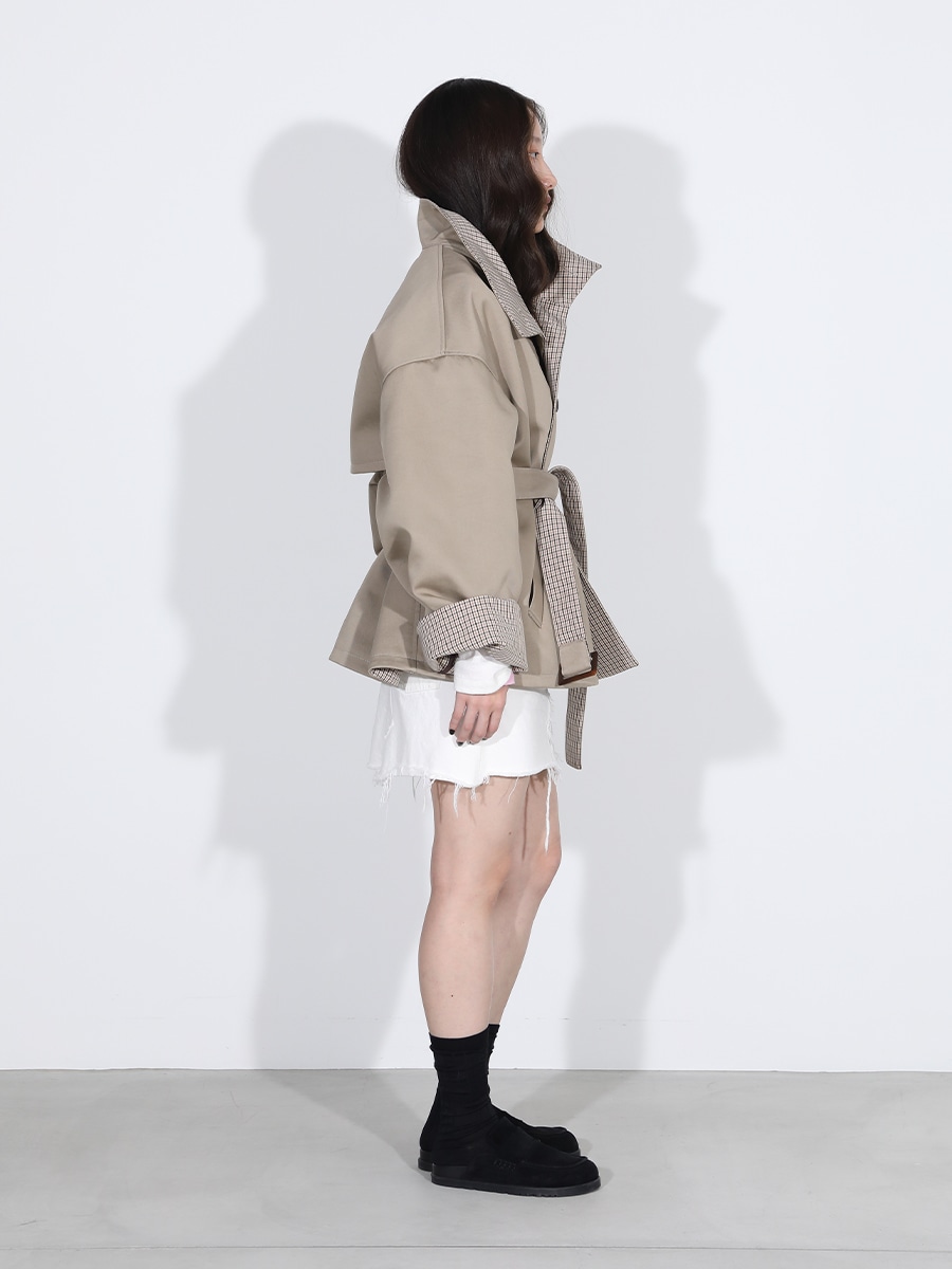 SINGLE TRENCH COAT