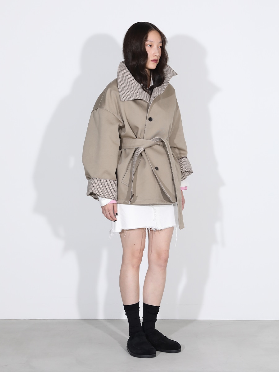 SINGLE TRENCH COAT