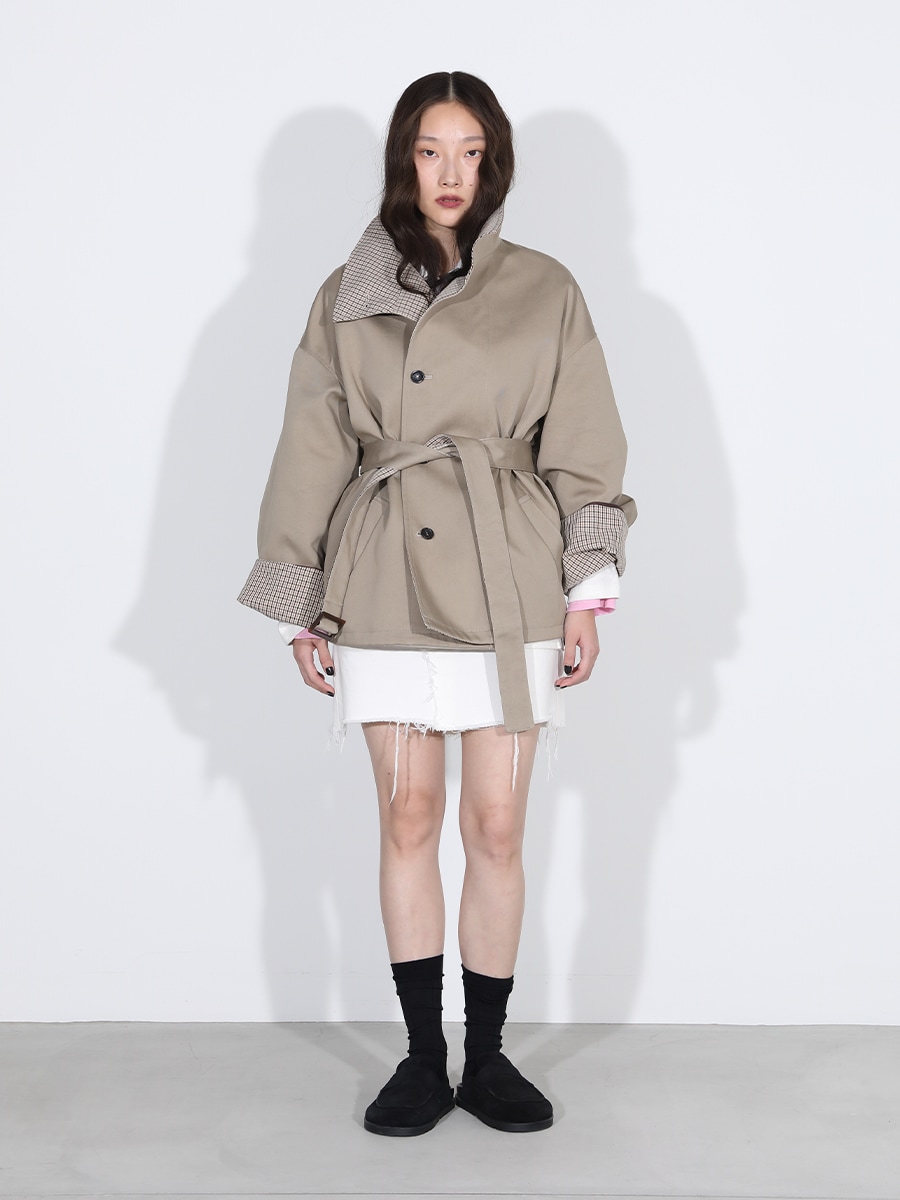SINGLE TRENCH COAT