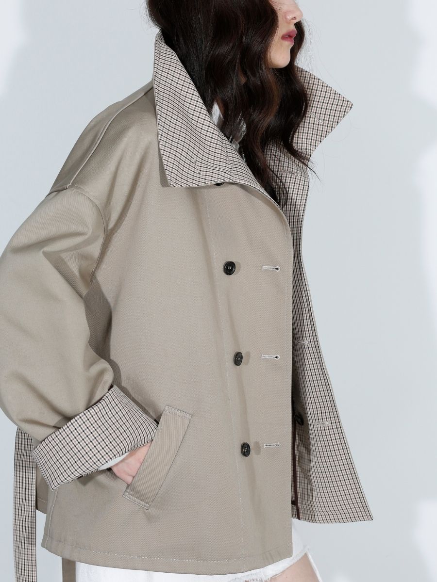 SINGLE TRENCH COAT