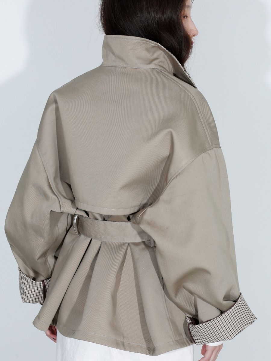 SINGLE TRENCH COAT