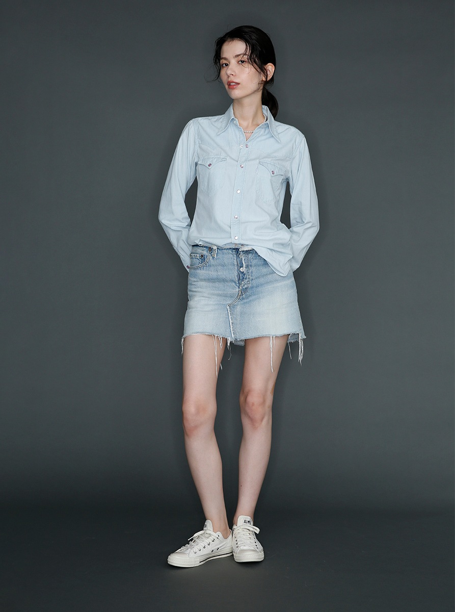 5POCKET DENIM MINI SKIRT（VW) | SKIRT | MADISONBLUE