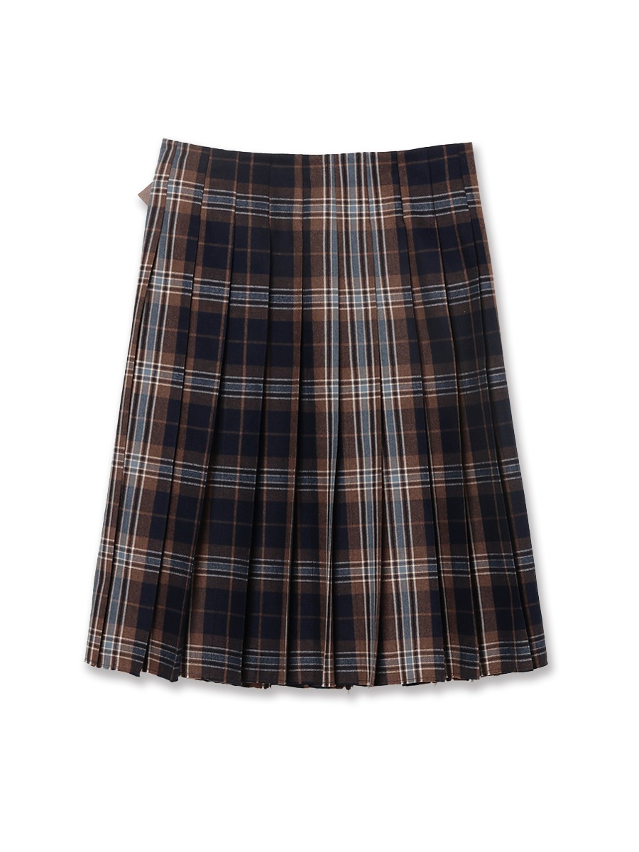 マディソンブルー PLEATED WRAP SKIRT CHAMBRAY PLEATED WRAP SKIRT CHECK | WOMEN | MADISONBLUE