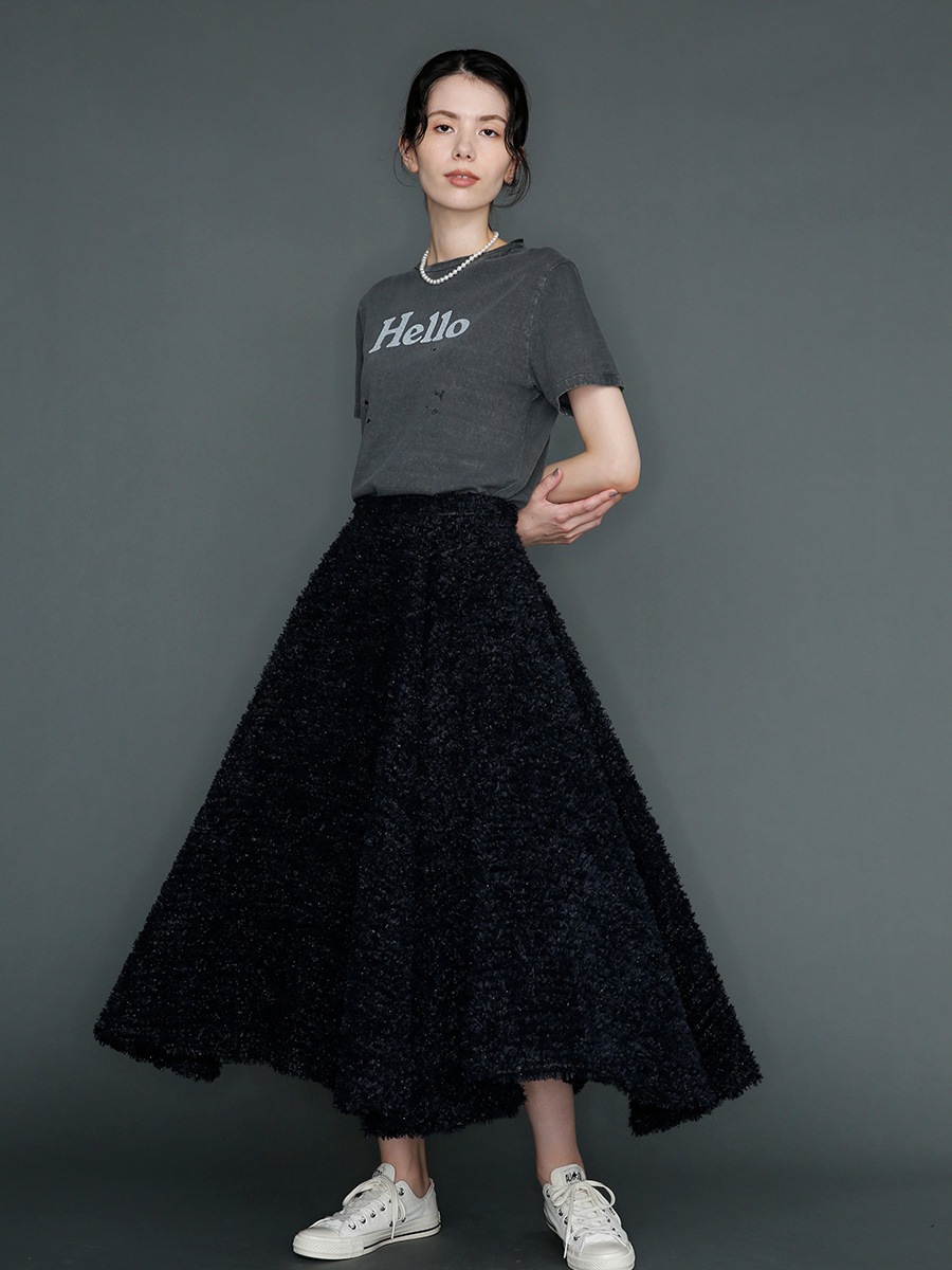 スカート MADISONBLUE CIRCULAR FLARE SK LAME TWEED CIRCULAR FLARE SK LAME TWEED | SKIRT | MADISONBLUE