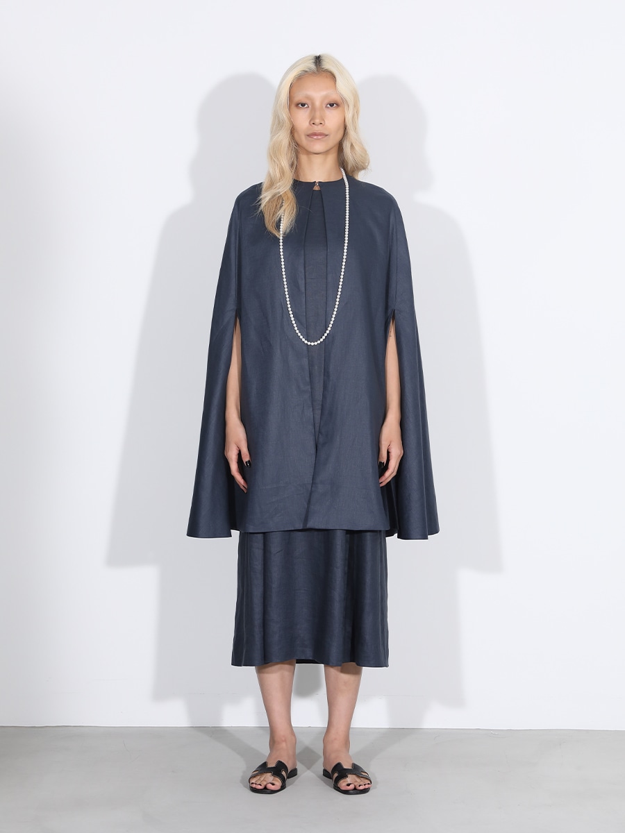 SIDE SLIT CAPE LINEN | 2026SS PRE ORDER,26SS Vol.1 | MADISONBLUE