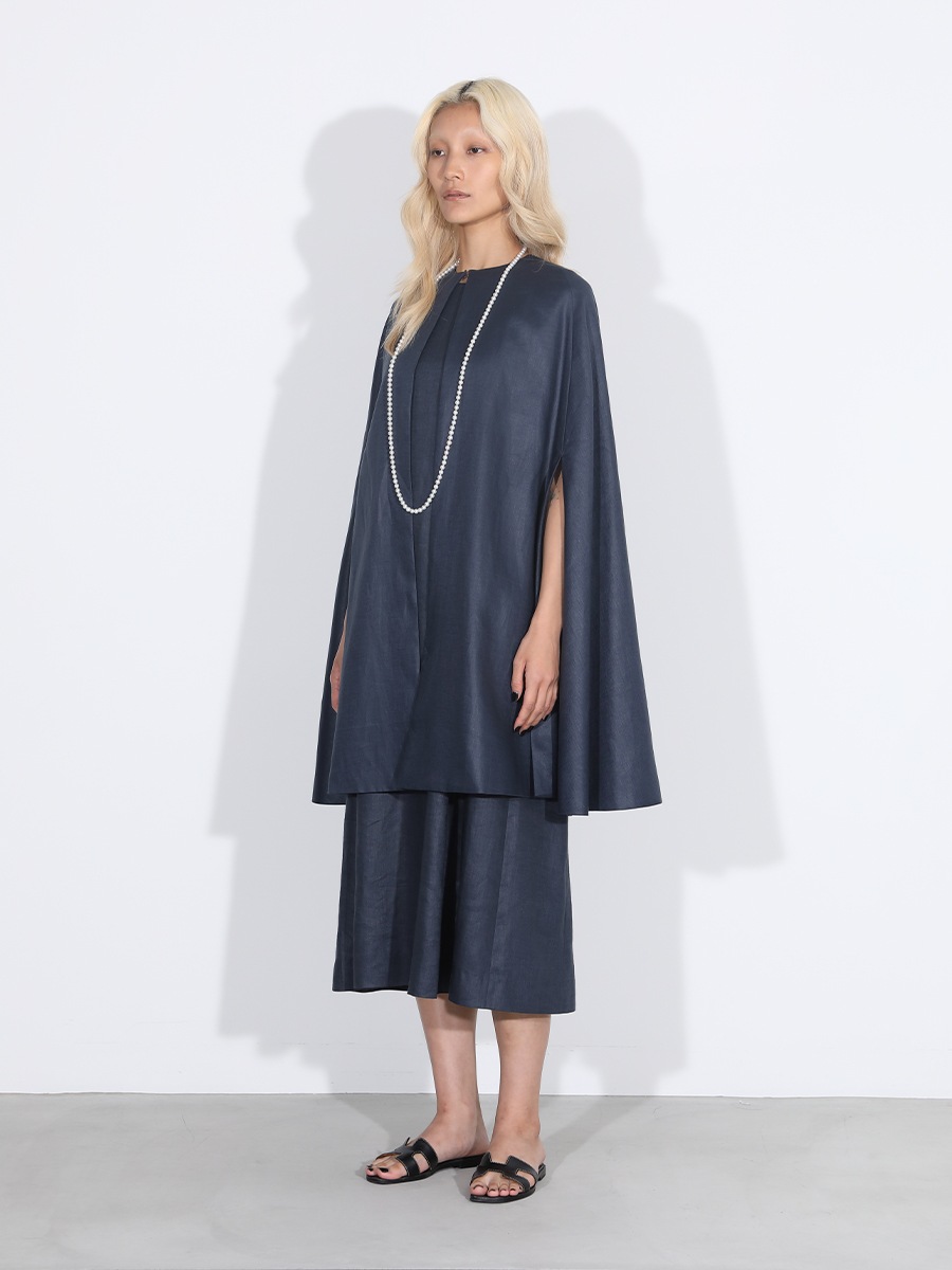 SIDE SLIT CAPE LINEN | 2026SS PRE ORDER,26SS Vol.1 | MADISONBLUE