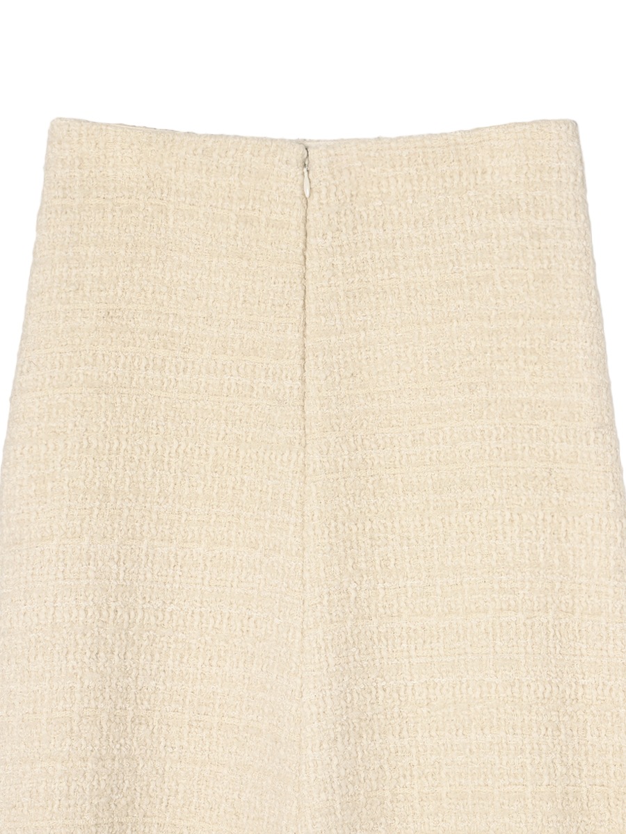 ＜SOLD OUT＞PANEL FLARE LONG SK TWEED