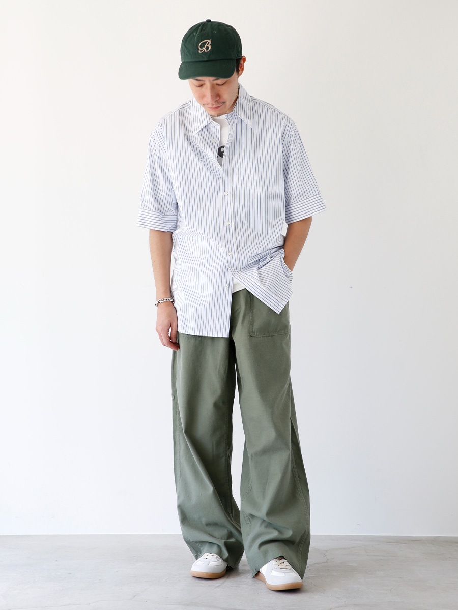 TOTEME CAPRI RUST STRIPE Sサイズ RELAXED FIT S/S SH P.STRIPE | SHIRT/BLOUSE | MADISONBLUE