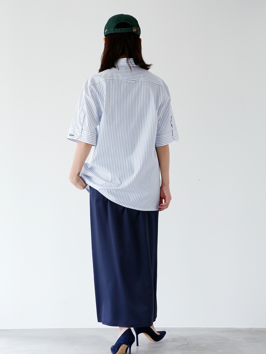 RELAXED FIT S/S SH P.STRIPE | SHIRT/BLOUSE | MADISONBLUE