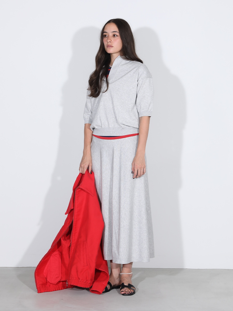 baske54321ページ SKIPPER HALF SLEEVE KNIT | WOMEN | MADISONBLUE