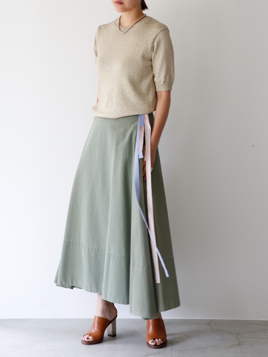 MADISON BLUE マディソンブルー バックサテン ミモレ フレアスカート UNITED ARROWS（ユナイテッドアローズ）の「＜MADISON BLUE