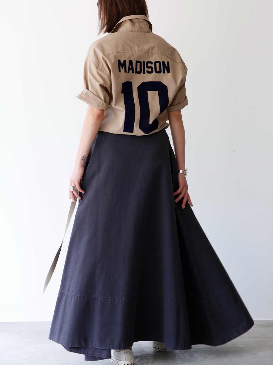 美品 MADISONBLUE M.SATIN MAXI FLARE SKIRT MAXI FLARE BACK SATIN SK | SKIRT | MADISONBLUE