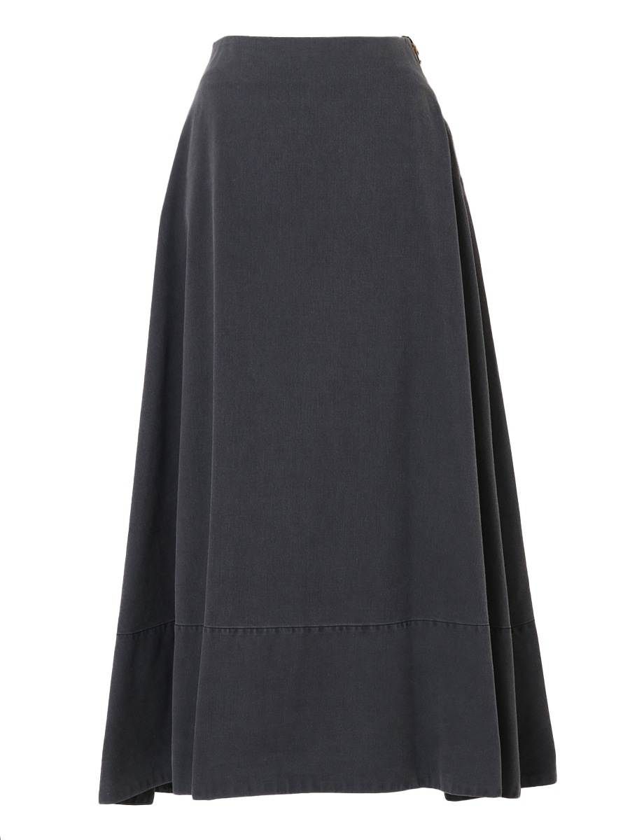 MAXI FLARE BACK SATIN SK