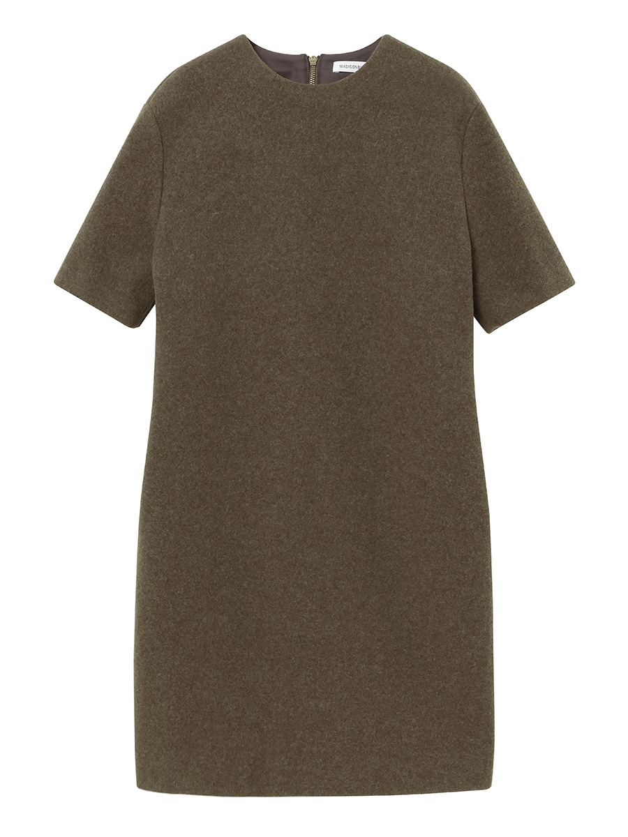 BACK FASTENER S/S SACK DRESS MOSSER