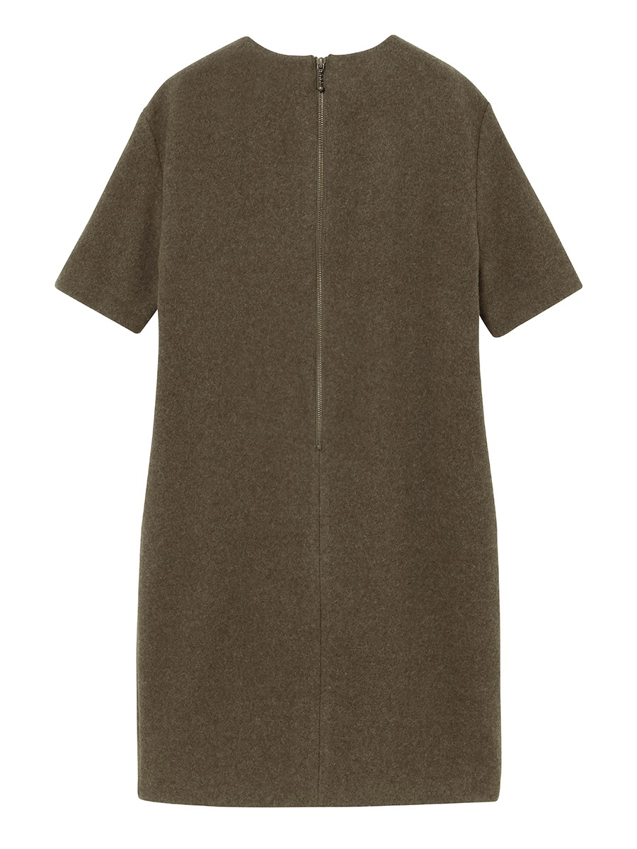 BACK FASTENER S/S SACK DRESS MOSSER