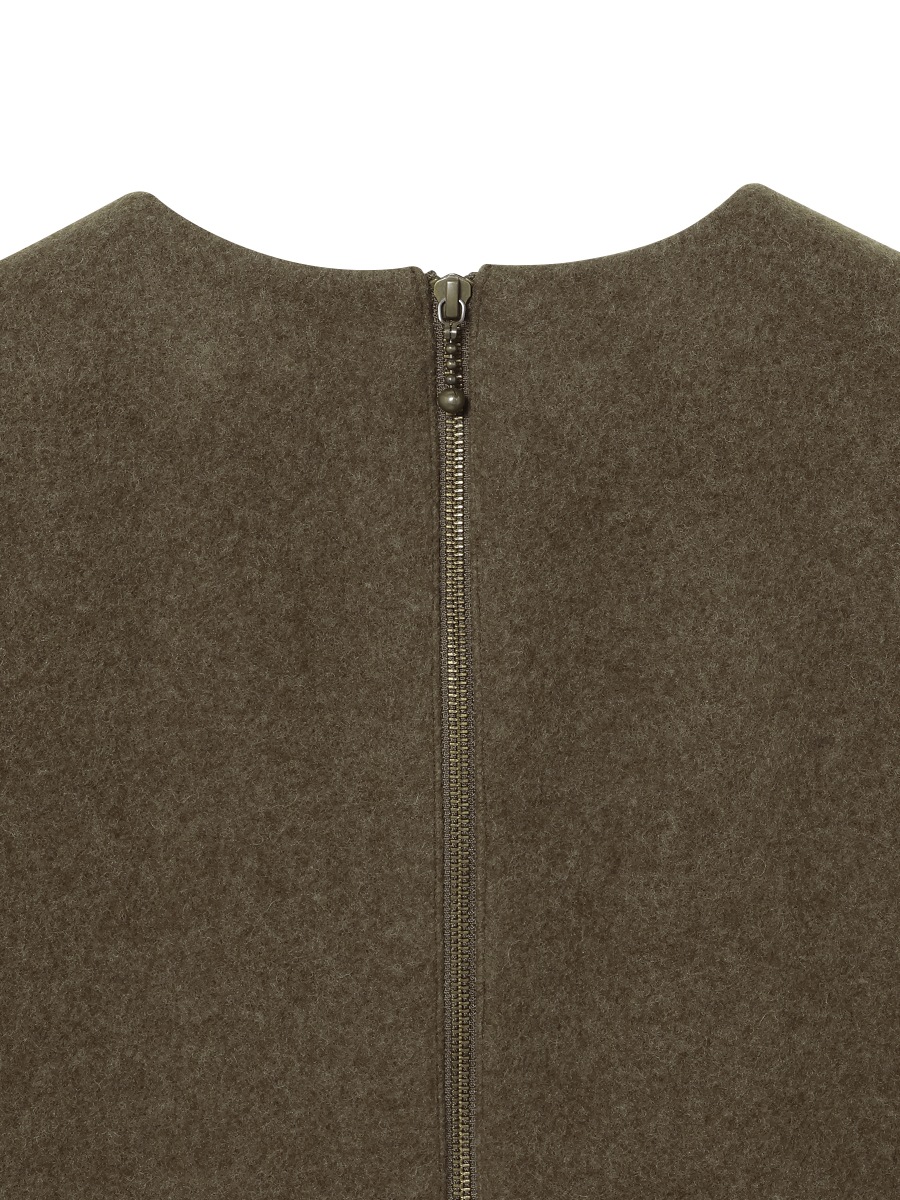 BACK FASTENER S/S SACK DRESS MOSSER